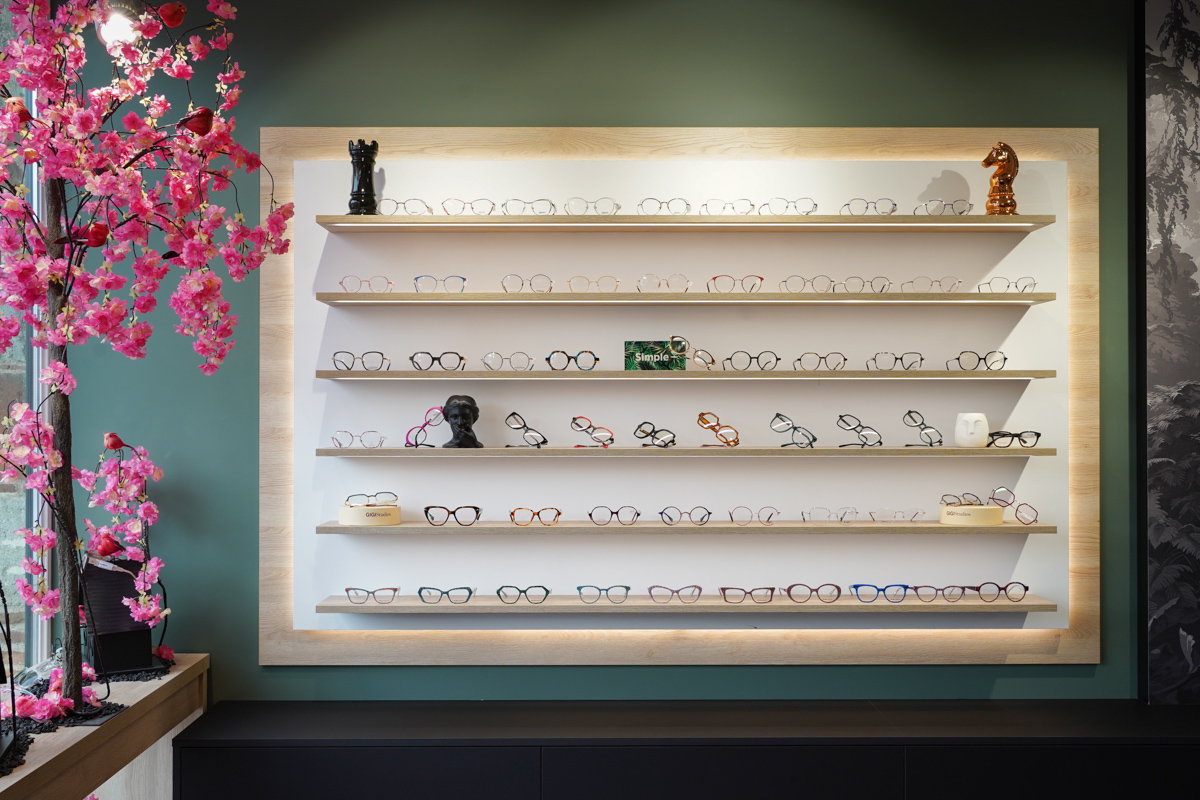 boutique opticien entreprise artisan cecile optique à chateauneuf sur loire photographe reportage corporate